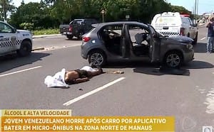 Tragédia em Manaus: Jovem venezuelano morre em grave acidente de trânsito